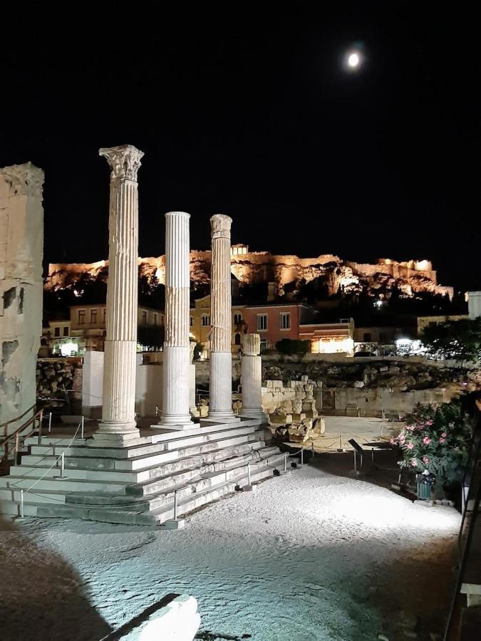 Sunny Studio With Parthenon View Balcony Athens Exterior photo